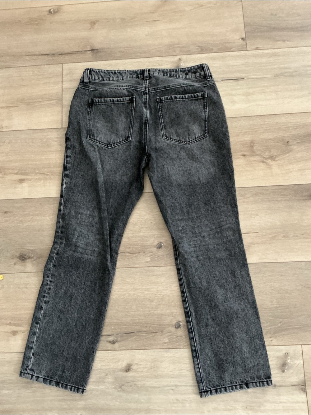 CAbi Black Washed Straight-Leg Jeans - Picture 6 of 6